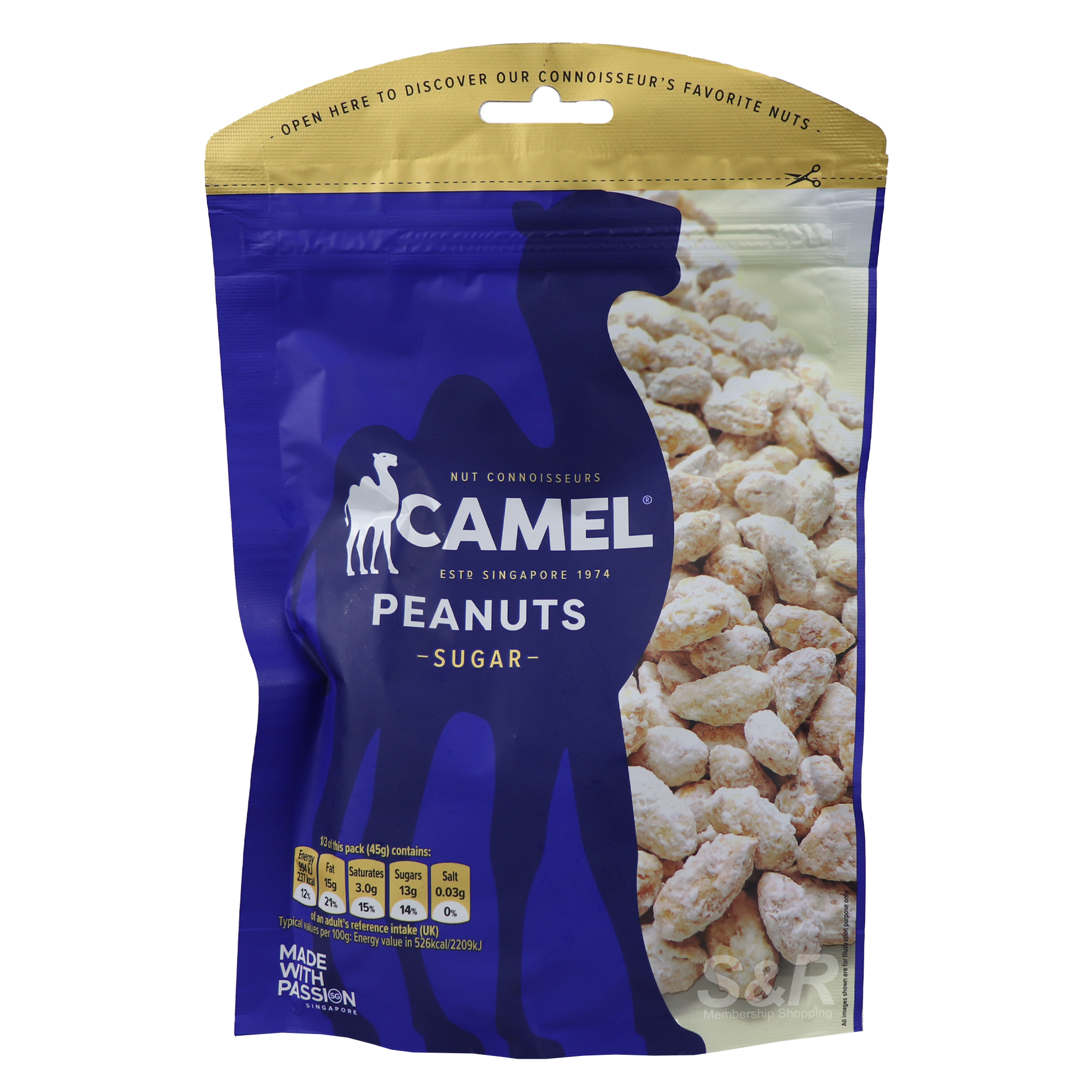 Camel Peanuts Sugar 135g Camel Peanuts Sugar 135g